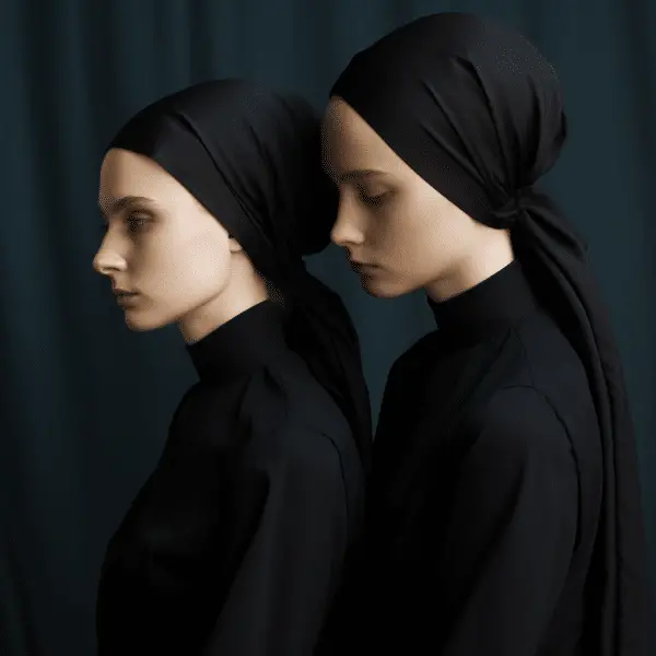 Nuns cover their hair