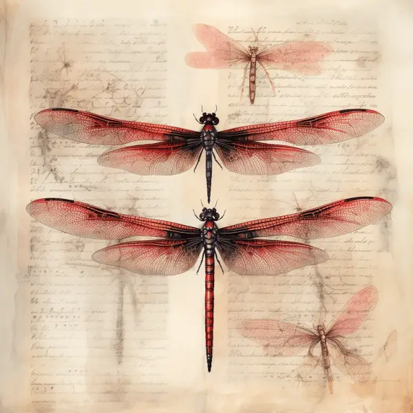 Red Dragonflies in Scripture