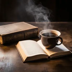 coffee-filled scriptures
