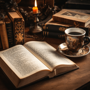 coffee-filled scriptures