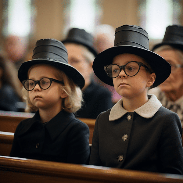 Wearing hats in church