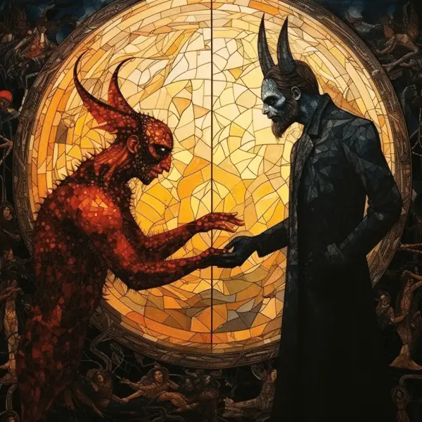 God and the devil's relationship