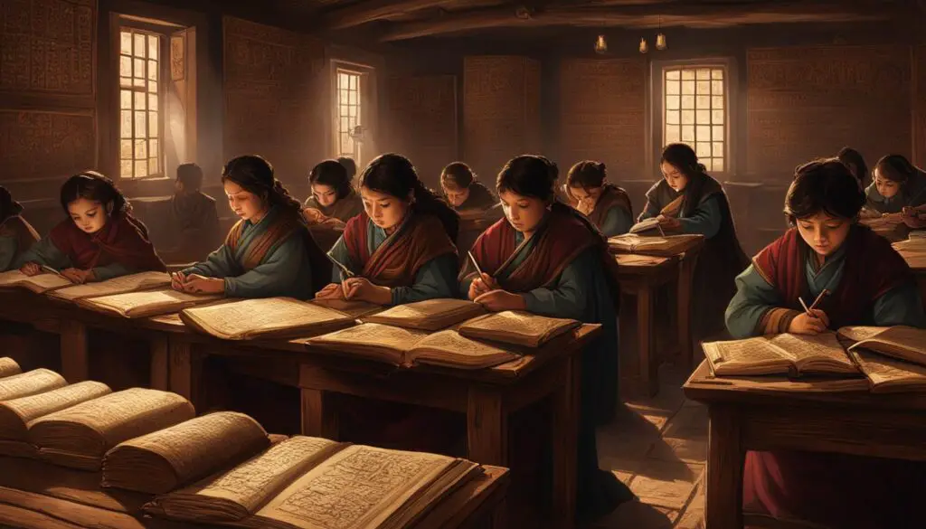 Ancient book culture and education systems