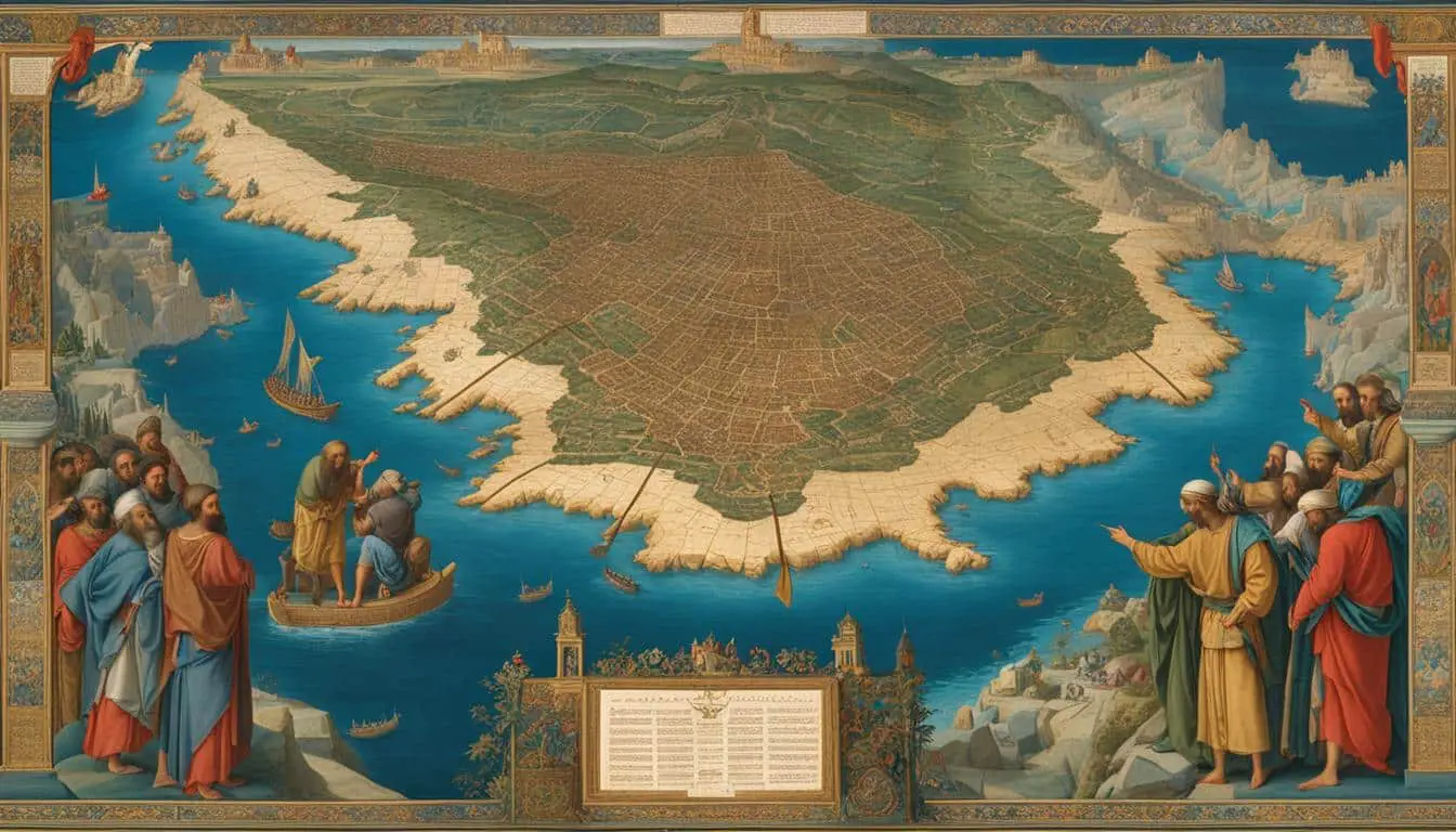 Ancient maps and geography of the Bible