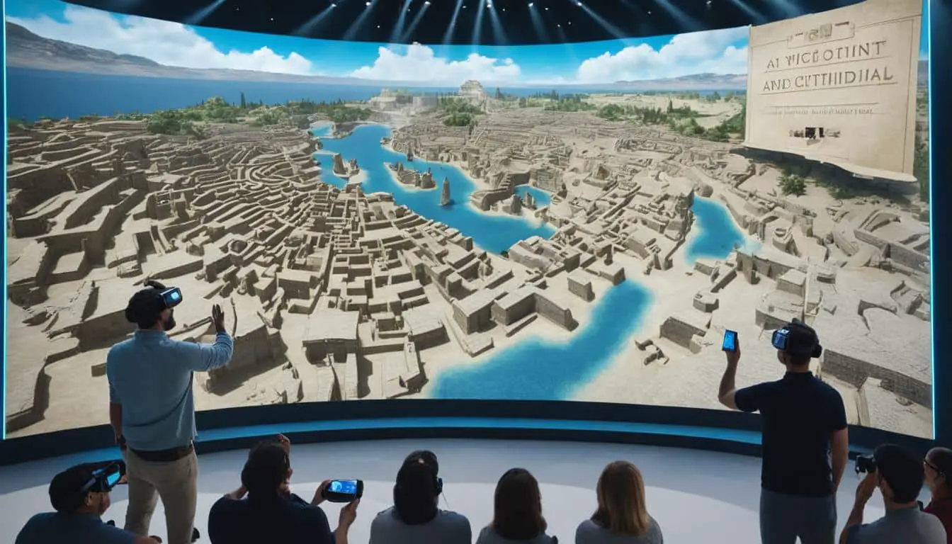 Virtual reality tours of biblical locations