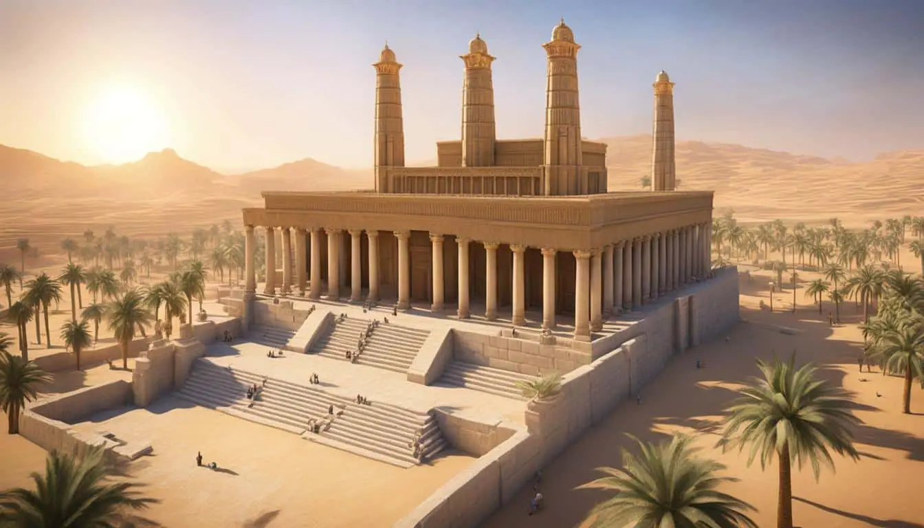 Virtual reconstructions of biblical-era buildings