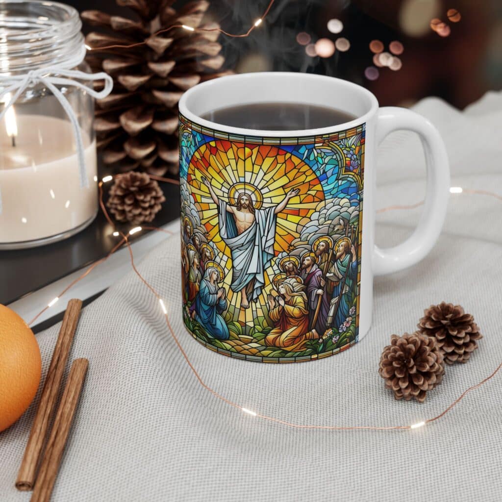 Jesus Christ Ceramic Mug, (11oz )