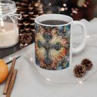 Elevate Your Sip with the Cross Ceramic Mug – Customized Just for You